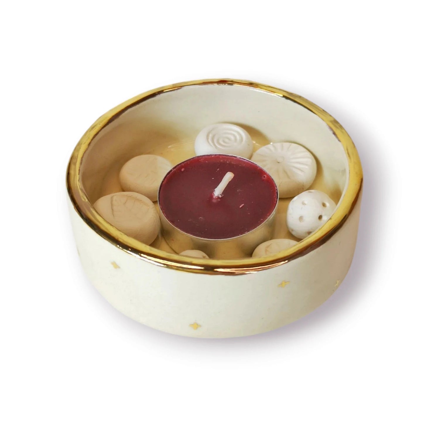 Difusor aromático de cerámica - Diseño natural hecho a mano