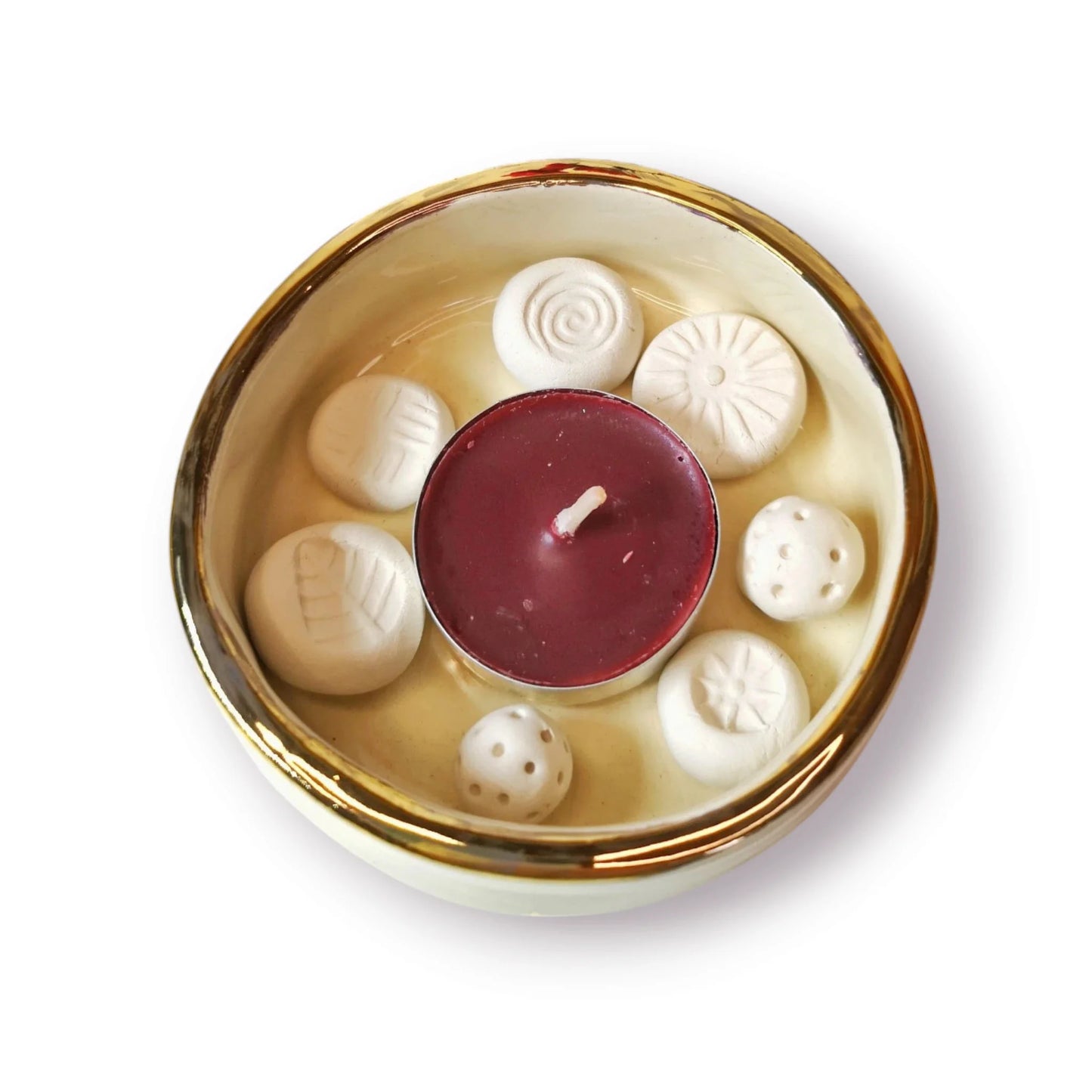 Difusor aromático de cerámica - Diseño natural hecho a mano