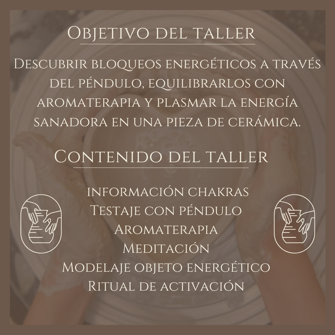 Taller Cerámica y Chakras